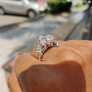 Butterfly Inspired Jewelry | Sparkling Oval Ring | Moissanite for Love

