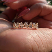 half eternity diamond band