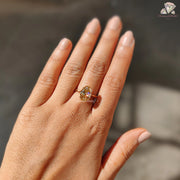 Canary Yellow Oval cut Engagement Ring – Brilliant Love Statement