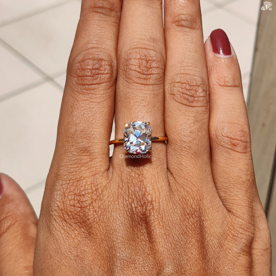 Delicate Diamond Look | Cushion Brilliance | Promise of Love

