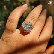 diamond alternative ring | conflict free ring | affordable engagement ring
