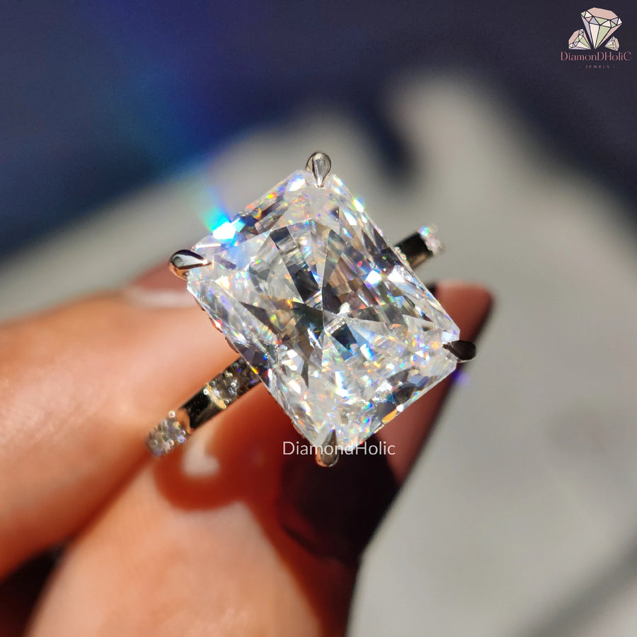 radiant diamond ring
