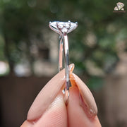 Straight Shank Solitaire Ring