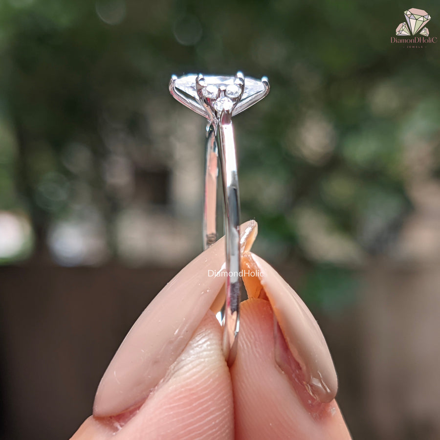Straight Shank Solitaire Ring