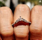 Romantic Design | Round & Marquise | Anniversary Gift

