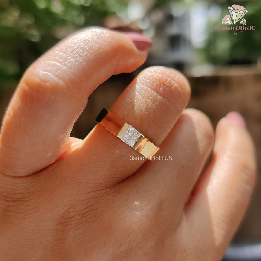 Yellow Gold Anniversary Ring