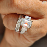 emerald cut solitaire
