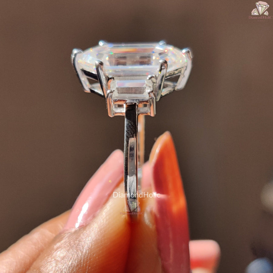 Marquise Cut Moissanite Ring