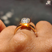 Emerald Cut Solitaire Ring