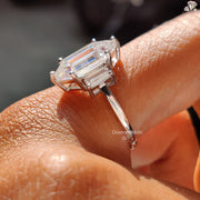 Marquise Three Stone Engagement Ring