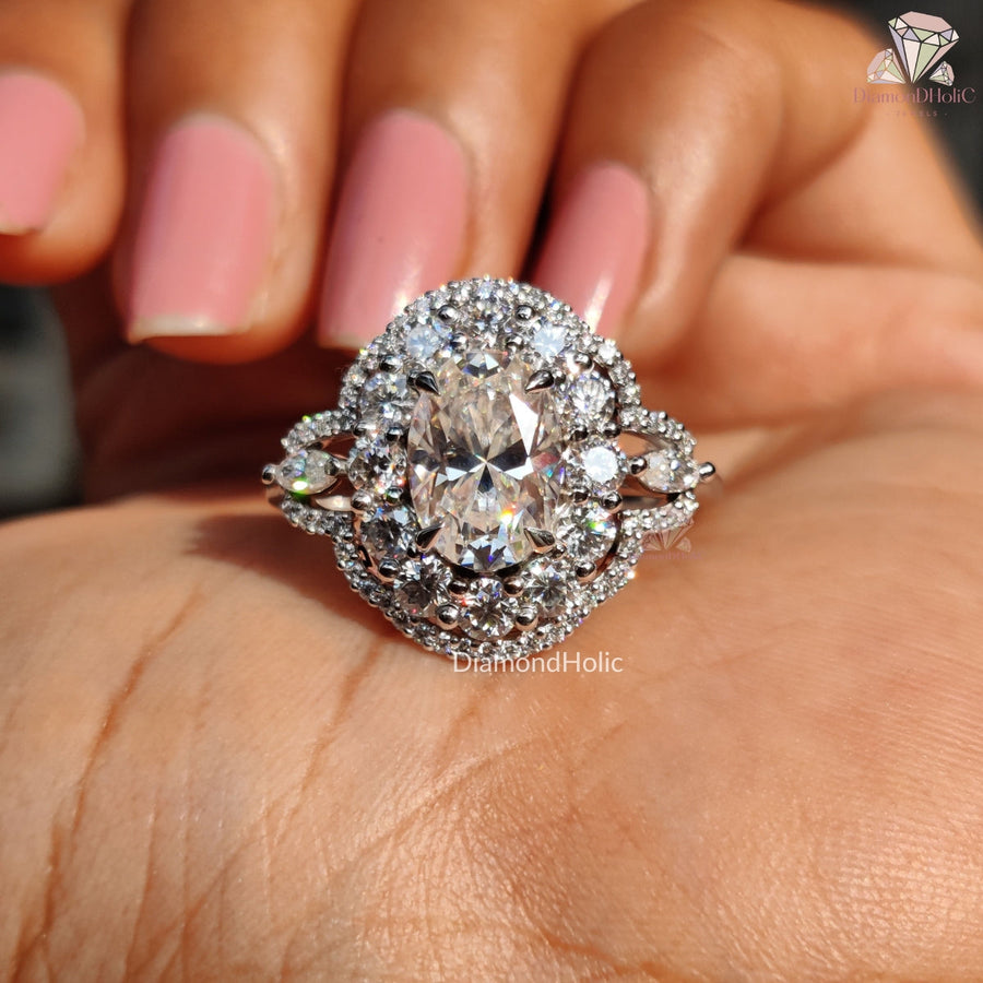 Moissanite Bridal Ring Sets