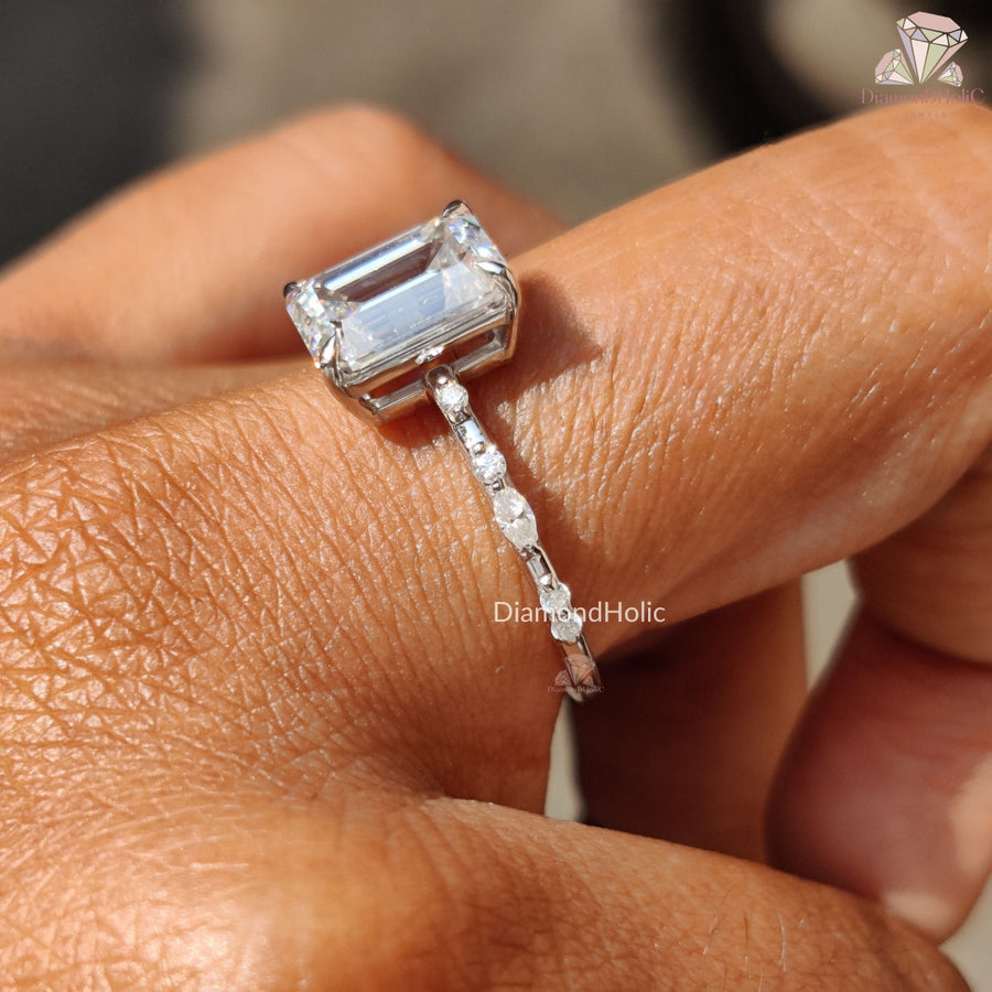 Moissanite Engagement Ring