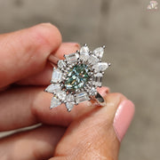 Oval Cut Moissanite Ring