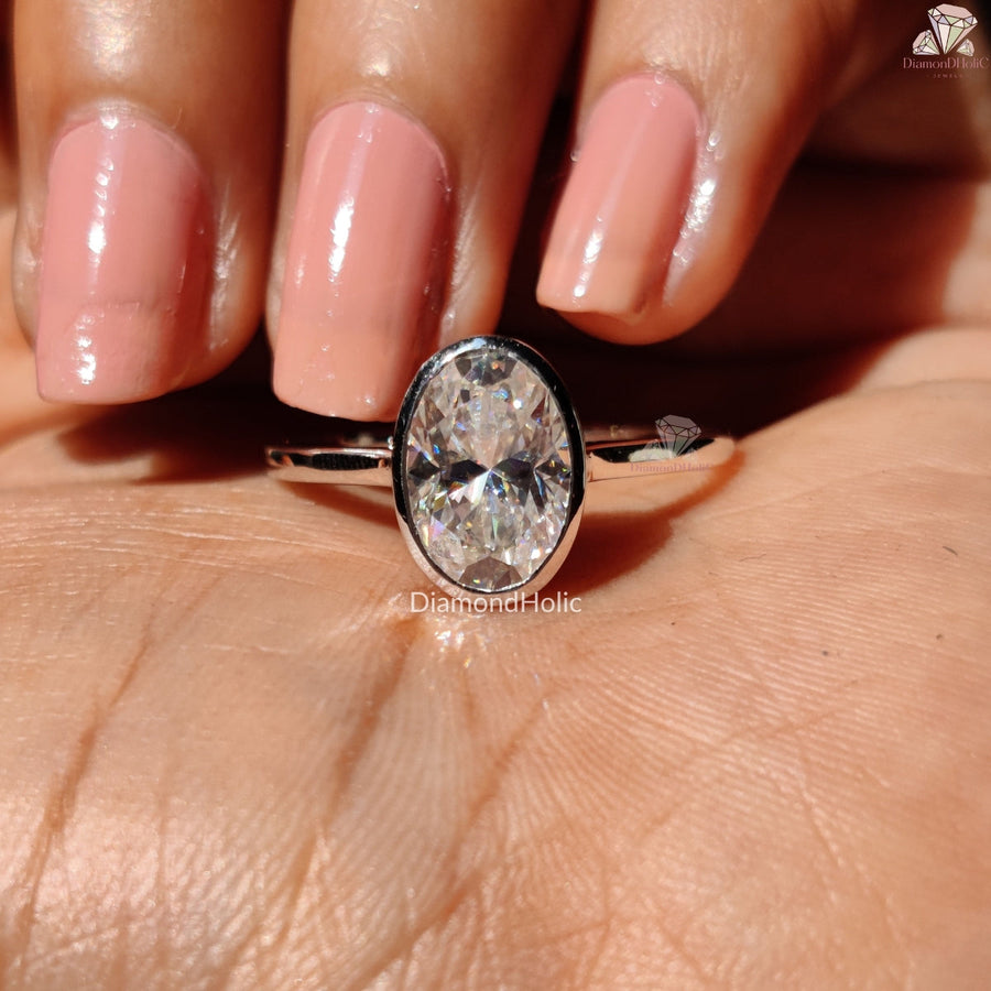 Oval Cut Solitaire Engagement Ring