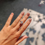 solitaire moissanite engagement rings