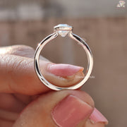 Vintage Old European Cut Diamond Ring With Bezel Set