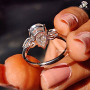 Vintage Three Stone Engagement Ring