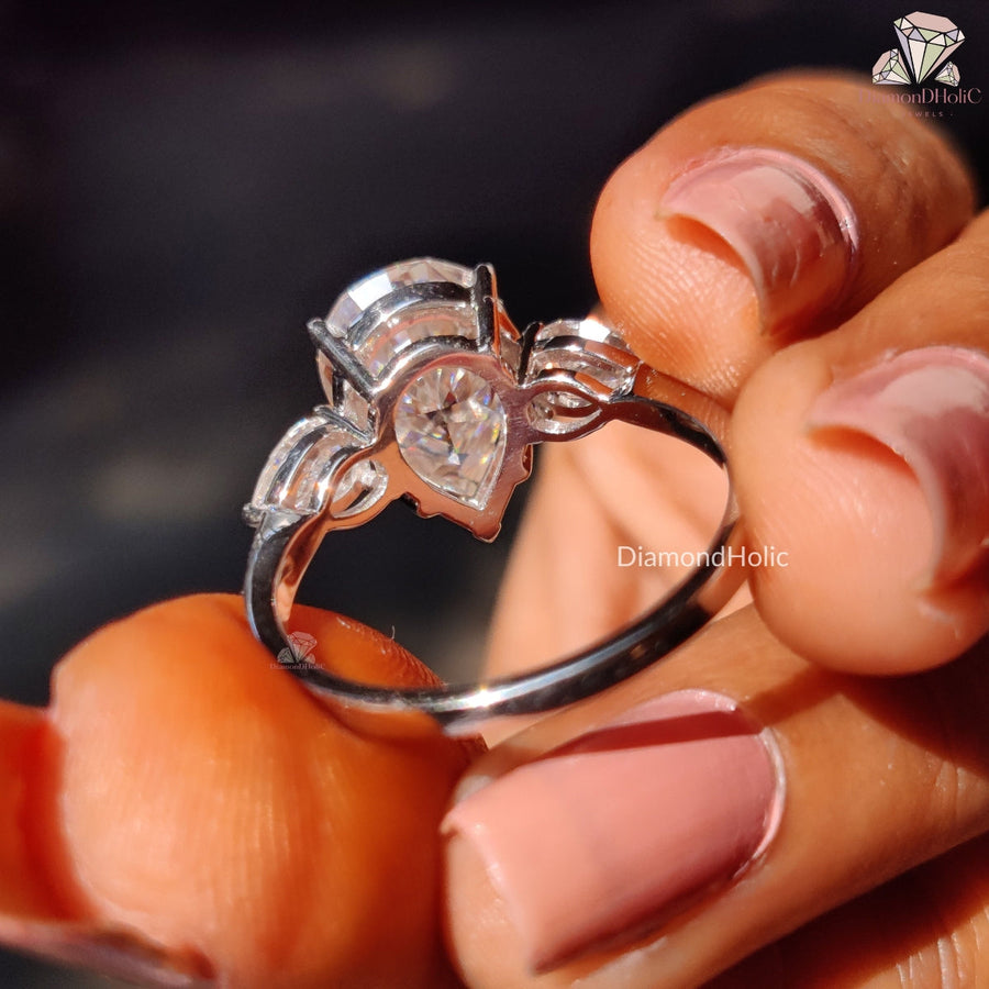 Vintage Three Stone Engagement Ring