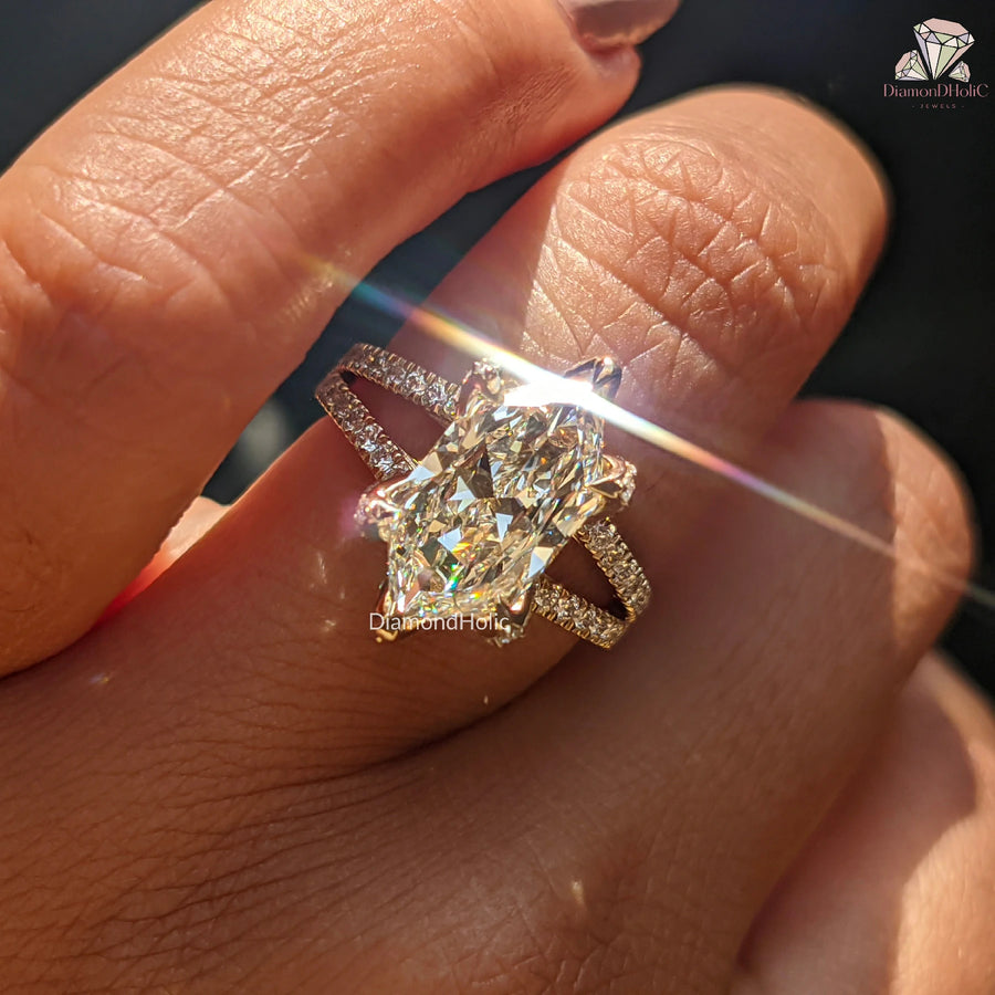 gold anniversary rings