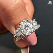 art deco engagement ring
