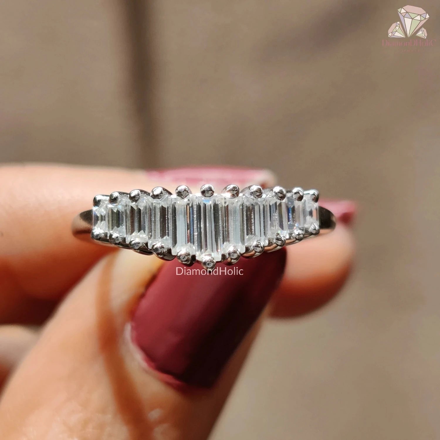 Baguette Diamond Band