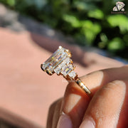 Moissanite Diamond Glow | Vintage Ring Love | Elegant Bride

