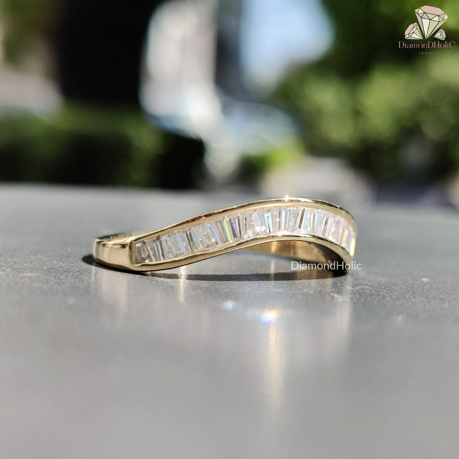 Baguette Diamond Band
