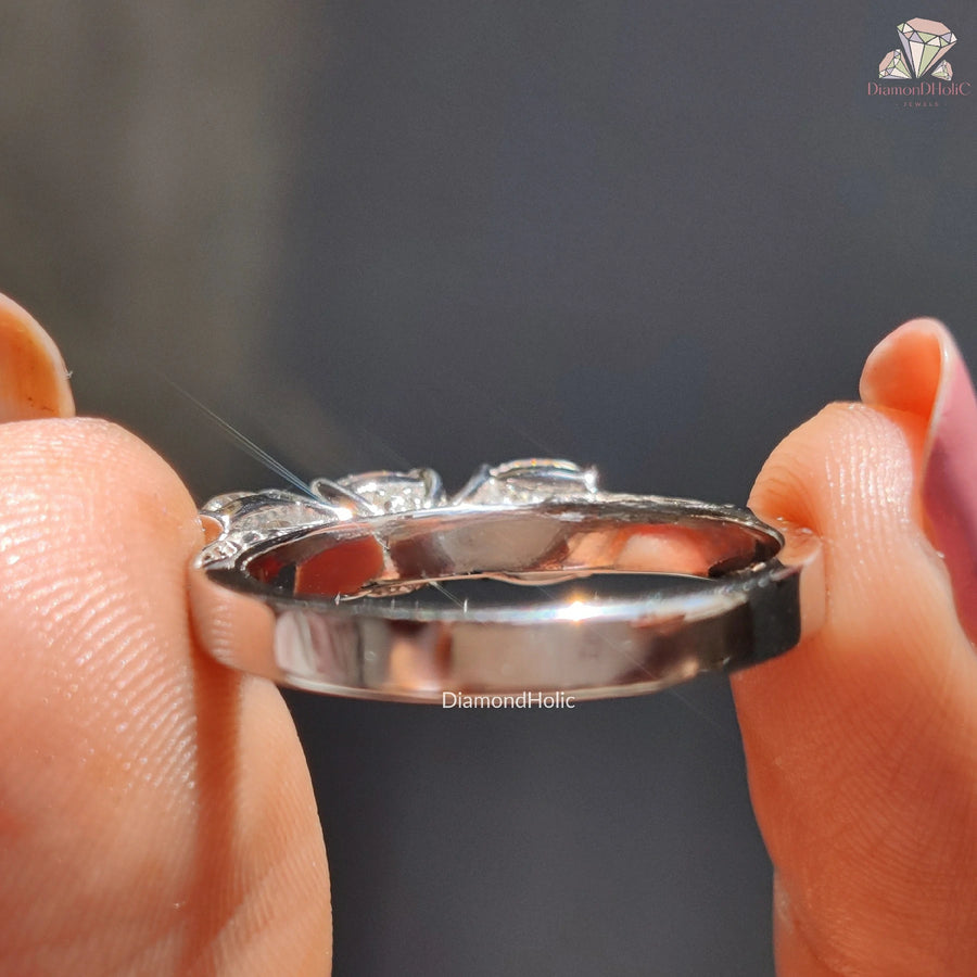 baguette wedding band