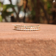 Minimalist Love Band | Moissanite Diamond Ring | Eternity Elegance

