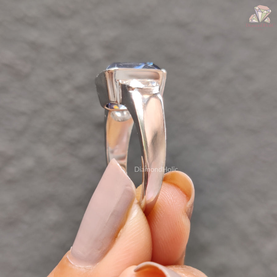 Bezel-Set Solitaire Ring