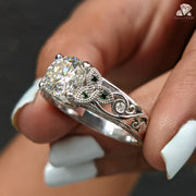 bridal rings gold | bridal anniversary gift ring | wedding bridal ring