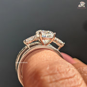 bridal ring sets white gold​