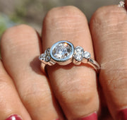 Promise in Stone | Engagement Glow | Moissanite Magic

