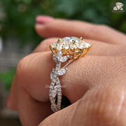 round brilliant cut diamond ring