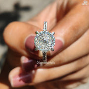 brilliant cut round diamond rings