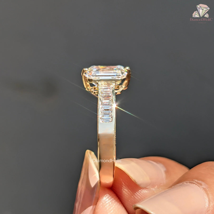 channel set diamond rings