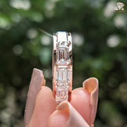 channel set diamond band