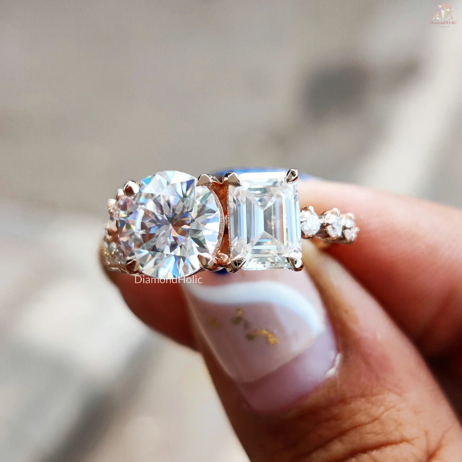 Toi Et Moi Inspired | Dazzling Engagement Ring | Artistic Love Symbol


