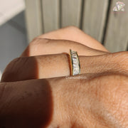 curved wedding band