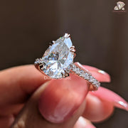 prong setting ring | eternity diamond ring