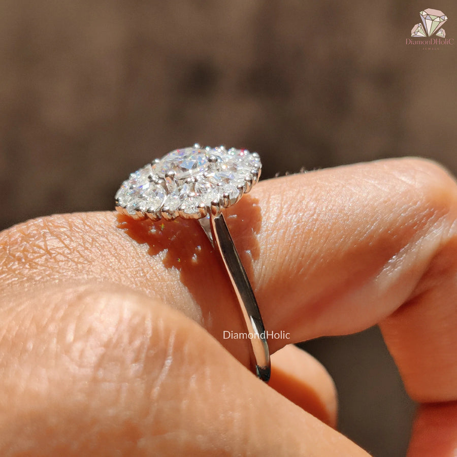 halo diamond ring