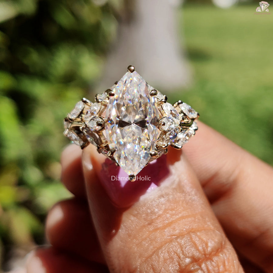 marquise cut diamond ring