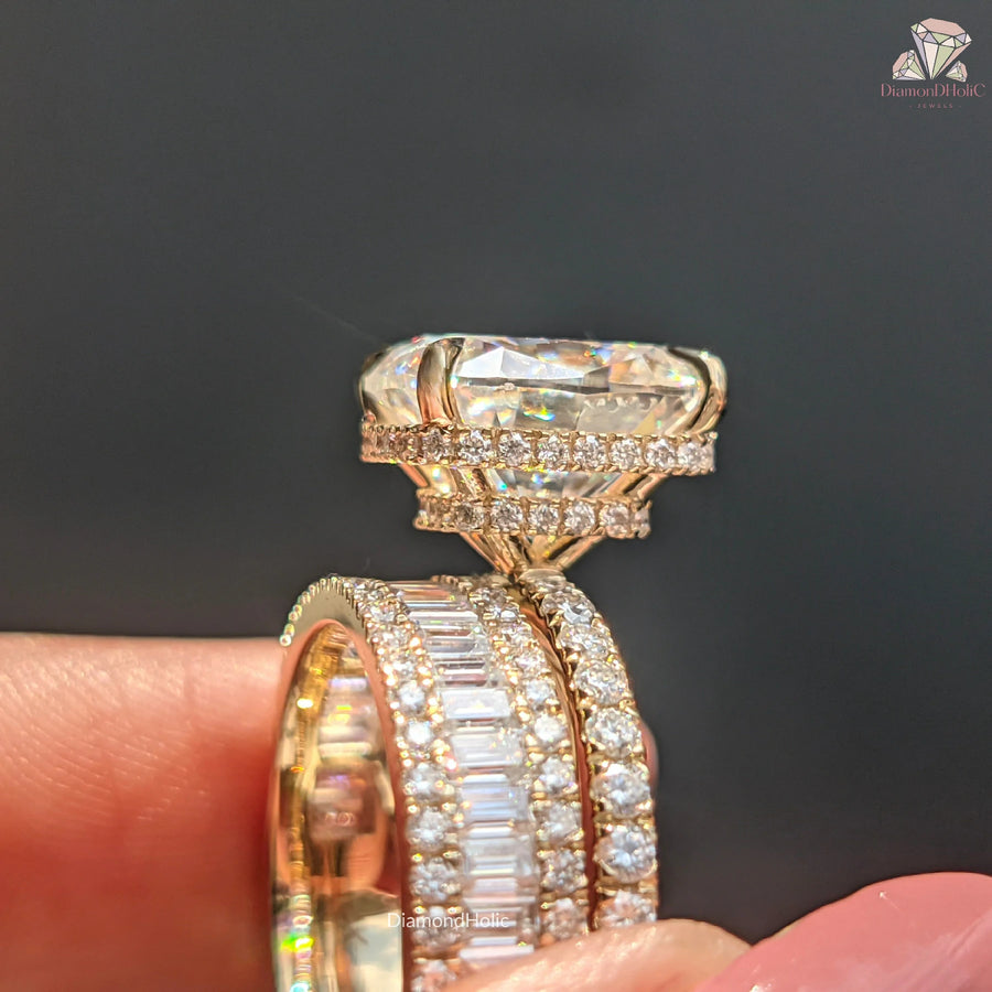 moissanite diamond ring