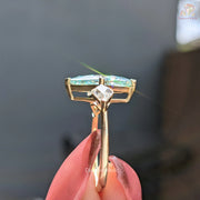 moissanite diamond ring