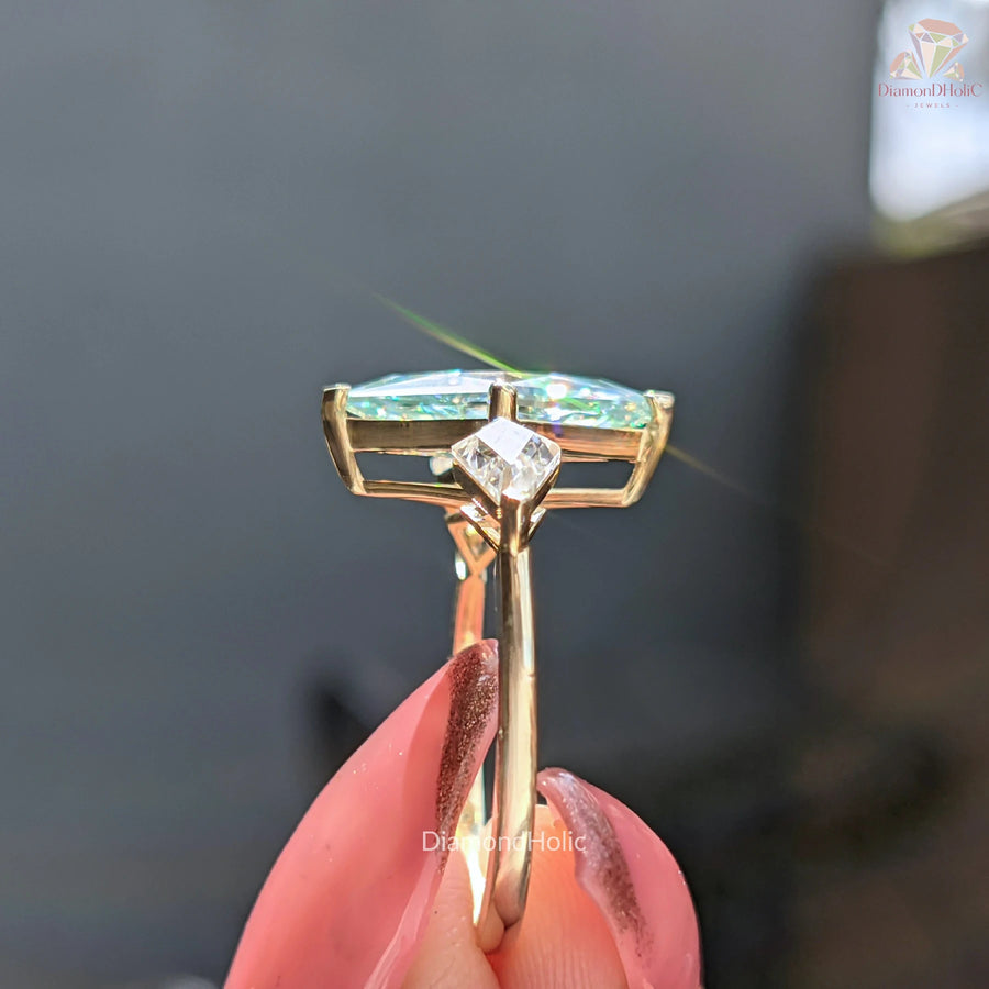 moissanite diamond ring