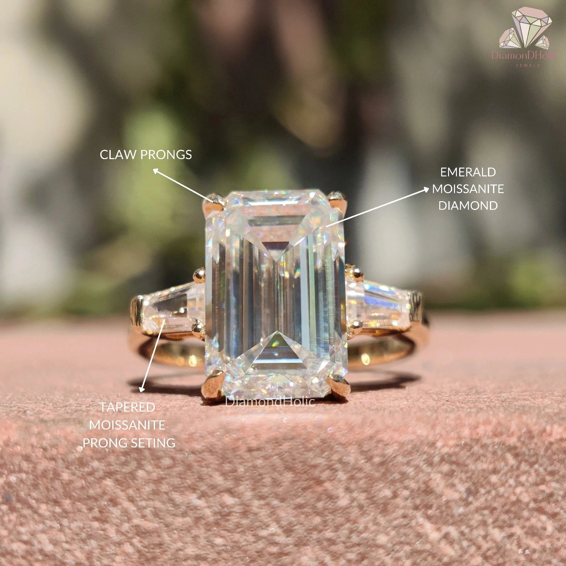Emerald Diamond Ring 