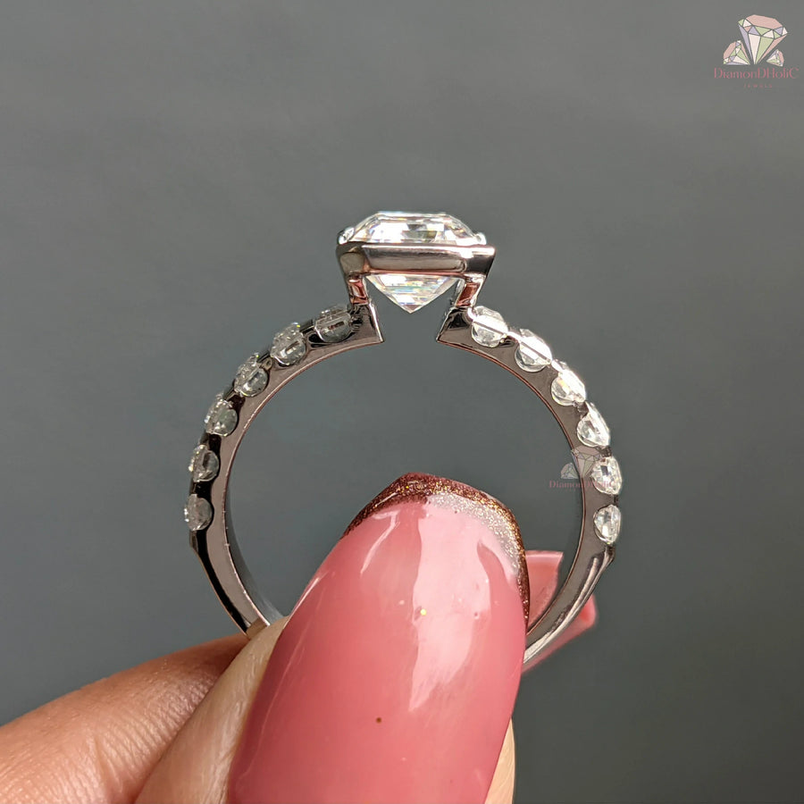 emerald anniversary ring | diamond anniversary rings