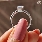 emerald cut engagement ring​