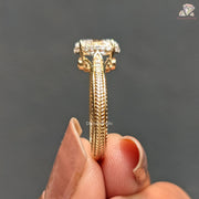 hidden halo engagement ring