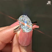 Moissanite Engagement Ring
